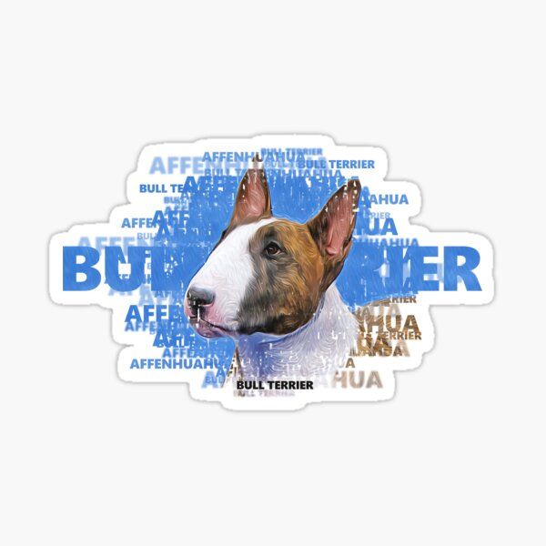 Bully Dad English Bull Terrier - Bull Terrier Dad - Sticker