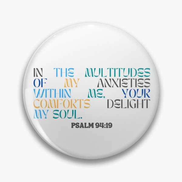 Item preview, Psalm 94:19 designed and sold by scribblesbyzo.