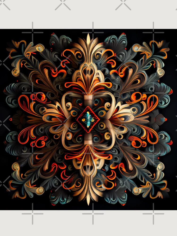 Thumbnail 6 von 6, Premium Oversized Pullover, Explosive Fine Aggressive New Traditional Pattern Digital Painting designt und verkauft von CodeAndColors.