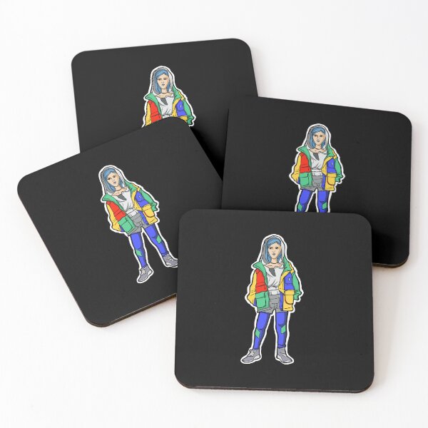 Item preview, streetwear teen girl Illustration clip art collection  designed and sold by StairheadStore.
