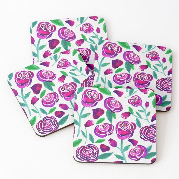Item preview, Watercolor Rose Pattern - Galaxy designed and sold by Andrea Turner.