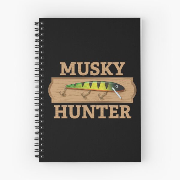 Item preview, Musky Hunter Perch Pattern Jerkbait Fishing Lure Plaque Sticker designed and sold by BlueSkyTheory.