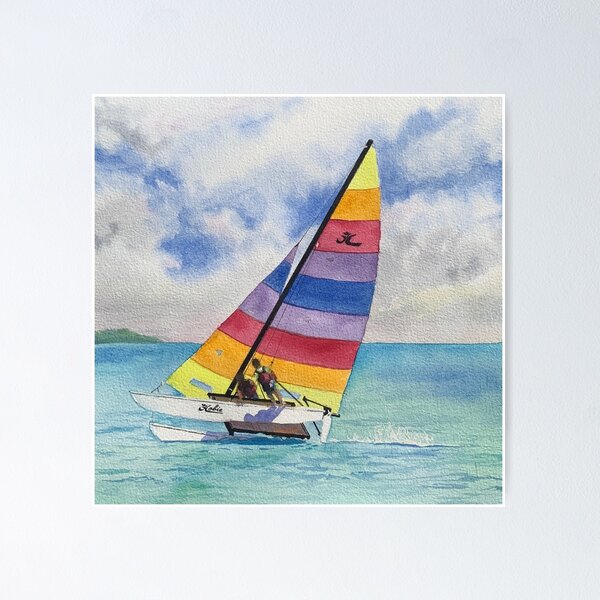 Item preview, Rainbow Hobie designed and sold by Loburart.