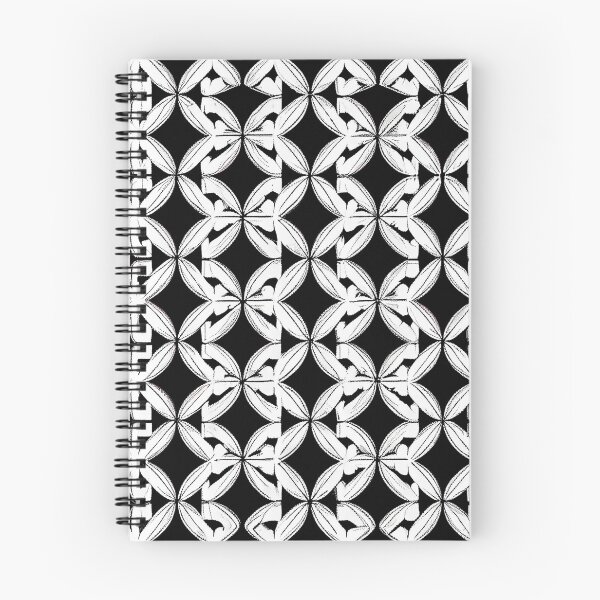 Aperçu de l'œuvre Basic White Black Transitional Pattern Digital Painting créée et vendue par CodeAndColors.