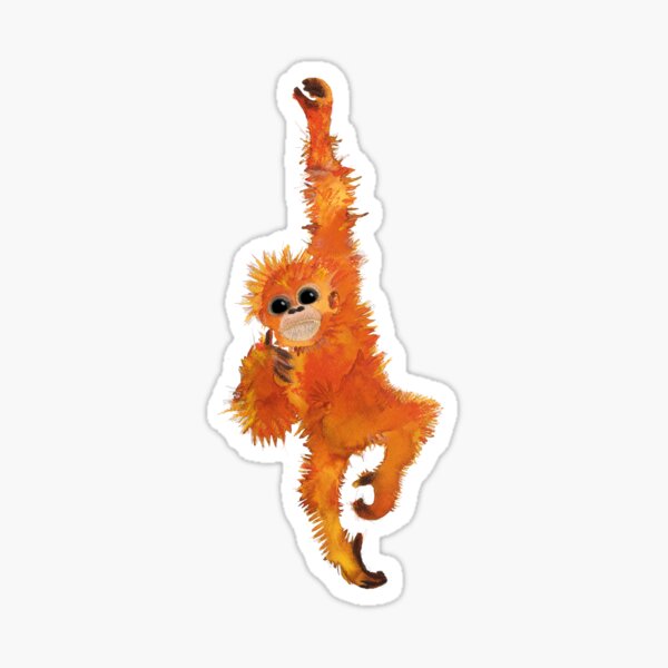 Orangutan monkey Sticker