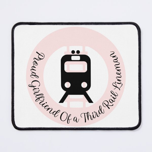 Item preview, Proud Girlfriend Of a Third Rail Lineman l Pink designed and sold by GabbyC03.