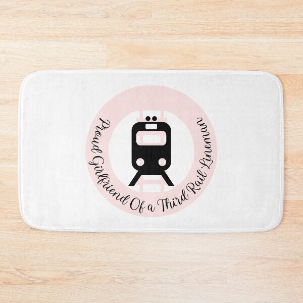 Item preview, Proud Girlfriend Of a Third Rail Lineman l Pink designed and sold by GabbyC03.