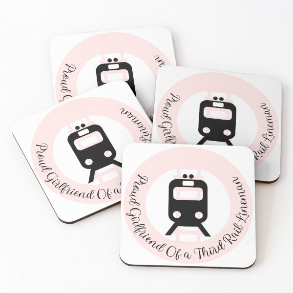 Item preview, Proud Girlfriend Of a Third Rail Lineman l Pink designed and sold by GabbyC03.
