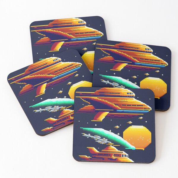 Item preview, Pixel NFT spaceship art designed and sold by CyberArtsy.