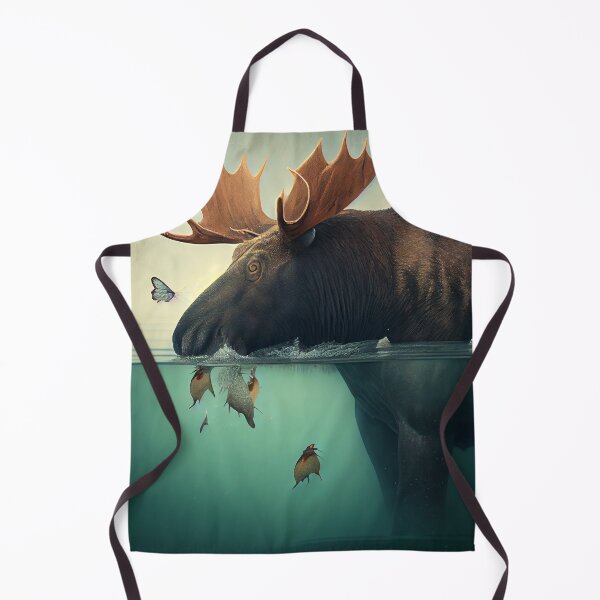 Item preview, Fugue among the Moose and Flounder Digital Painting designed and sold by CodeAndColors.