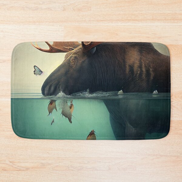Item preview, Fugue among the Moose and Flounder Digital Painting designed and sold by CodeAndColors.