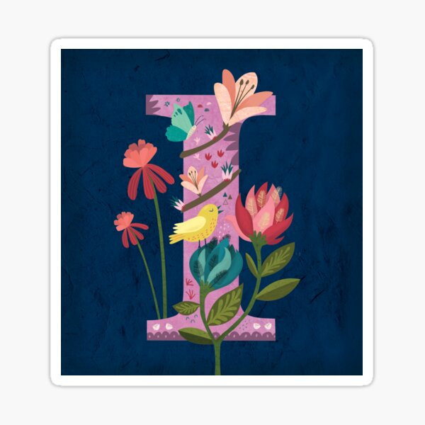 Letter I Sticker