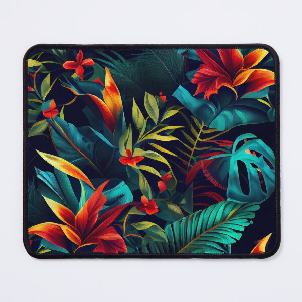Item preview, Exotic Angular Enchanted Tropical Pattern Digital Painting designed and sold by CodeAndColors.