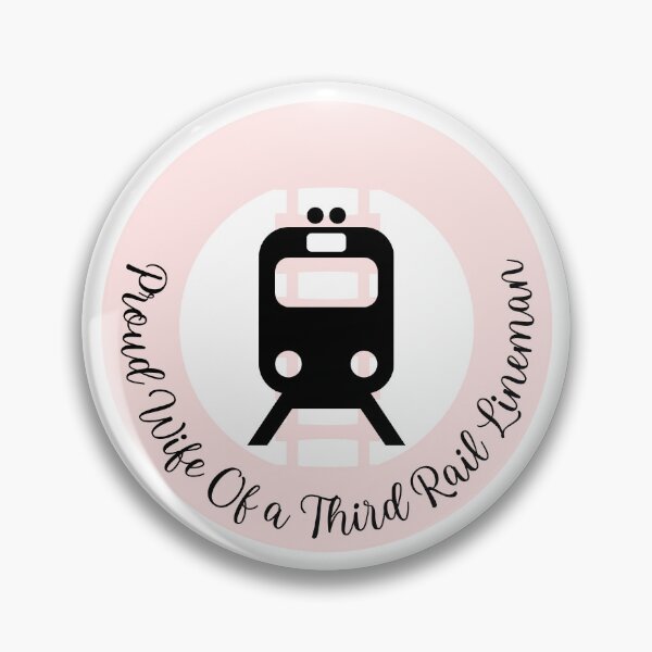 Item preview, Proud Wife Of a Third Rail Lineman l Pink designed and sold by GabbyC03.