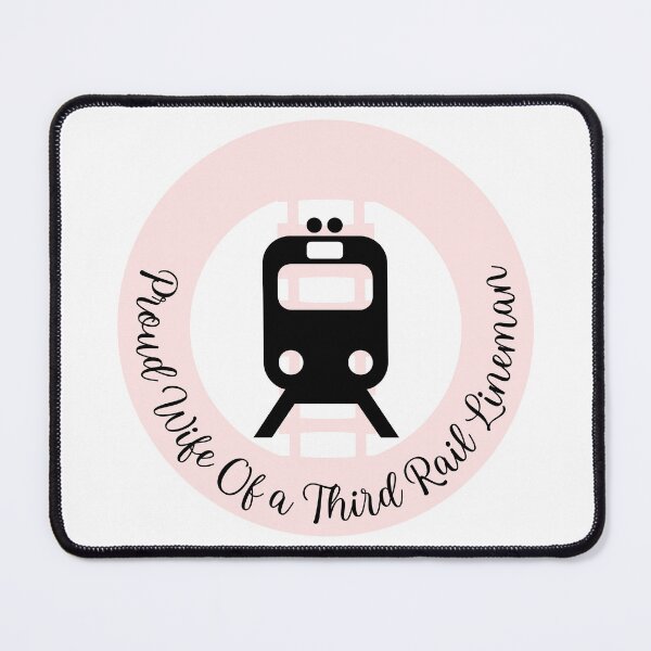 Item preview, Proud Wife Of a Third Rail Lineman l Pink designed and sold by GabbyC03.