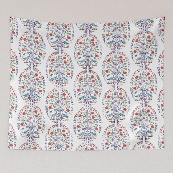 Item preview, Turkish Delight Ceramic Tile Boho Pattern designed and sold by taiche.