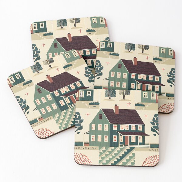 Item preview, Coarse Modern Farmhouse Pattern Digital Painting designed and sold by CodeAndColors.