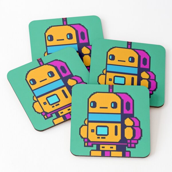 Item preview, Pixel robot NFT art  designed and sold by CyberArtsy.