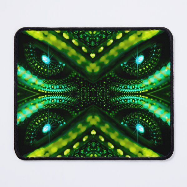 Item preview, Snake Eyes Kundalini Rising Mirrored Green Black Psychedelic designed and sold by SpiritGifts.