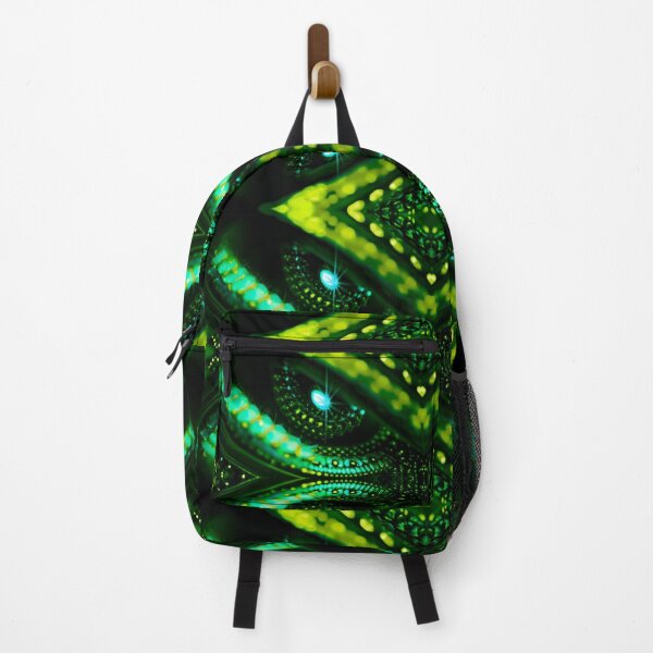 Item preview, Snake Eyes Kundalini Rising Mirrored Green Black Psychedelic designed and sold by SpiritGifts.