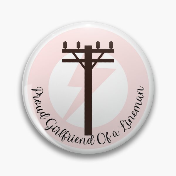 Item preview, Proud Girlfriend Of a Lineman l Pink designed and sold by GabbyC03.