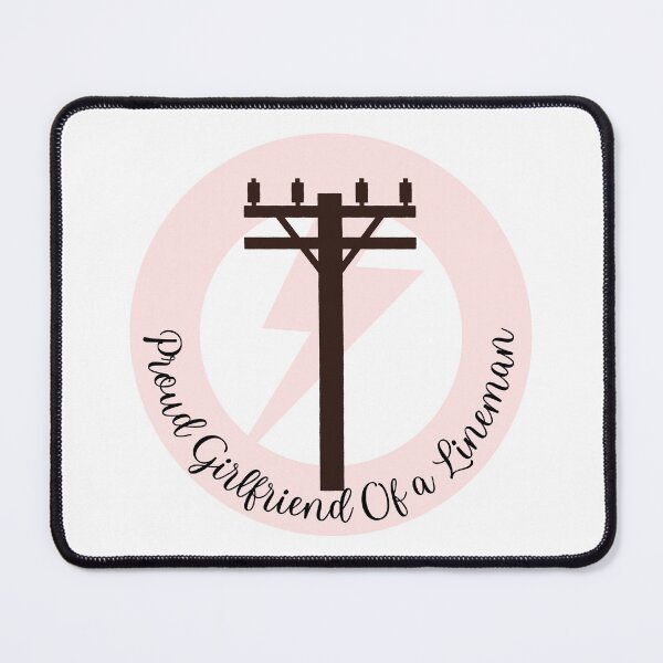 Item preview, Proud Girlfriend Of a Lineman l Pink designed and sold by GabbyC03.