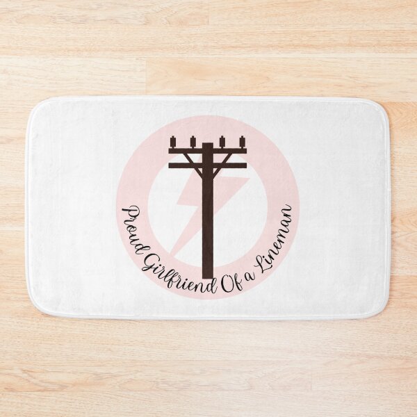 Item preview, Proud Girlfriend Of a Lineman l Pink designed and sold by GabbyC03.