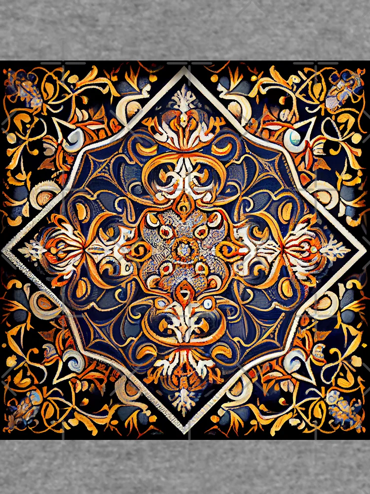Thumbnail 6 von 6, Leichter Pullover, Imagined Detailed New Traditional Pattern Digital Painting designt und verkauft von CodeAndColors.
