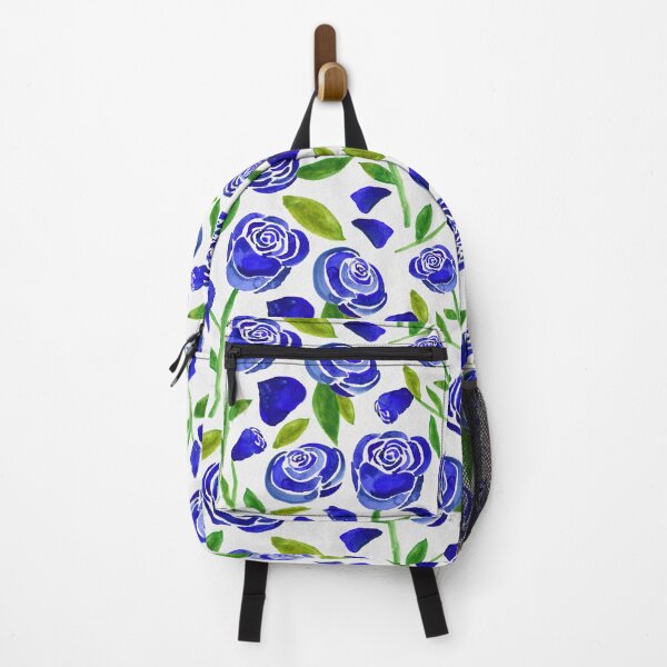 Item preview, Watercolor Roses Pattern - Indigo designed and sold by Andrea Turner.