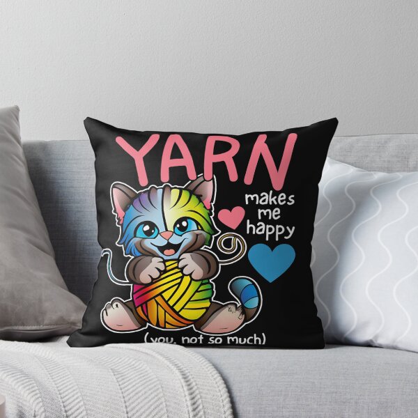 Item preview, Yarn makes me happy - you not so much designed and sold by EvergreenWhimsy.