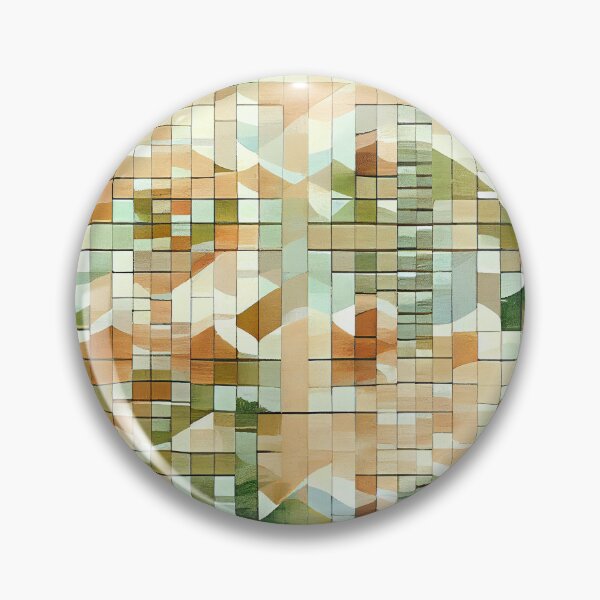 Item preview, Classic Balanced Semi Abstract Modern Farmhouse Pattern Digital Painting designed and sold by CodeAndColors.