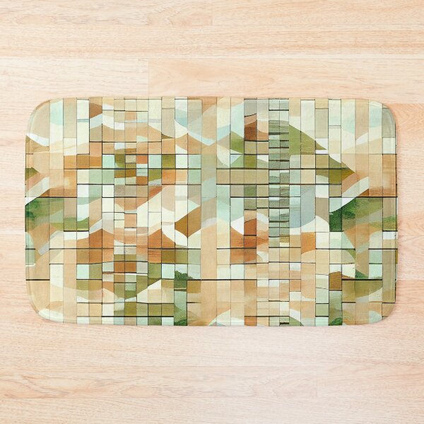 Item preview, Classic Balanced Semi Abstract Modern Farmhouse Pattern Digital Painting designed and sold by CodeAndColors.