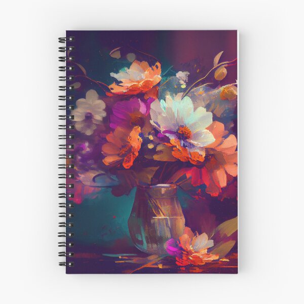 Item preview, Vibrant Impressionist Flowers Bouquet In A Vase Collection #1 designed and sold by delohill.