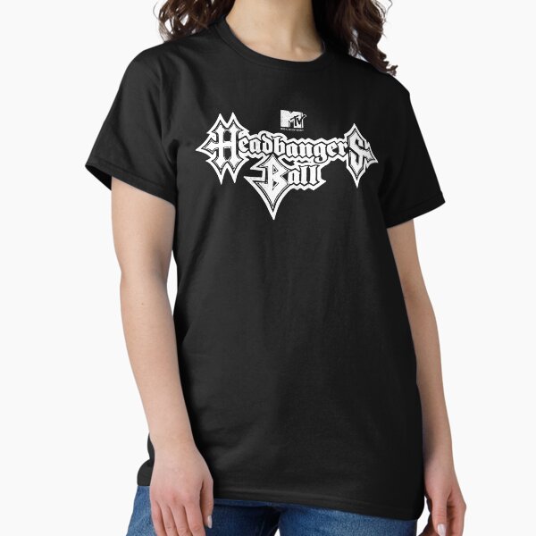 Vista previa del artículo con la obra «MTV Headbangers Ball Metal Text Logo», diseñado y vendido por FifthSun.
