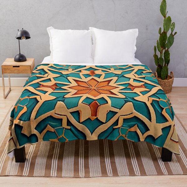 Item preview, Ancient Moroccan Pattern Digital Painting designed and sold by CodeAndColors.