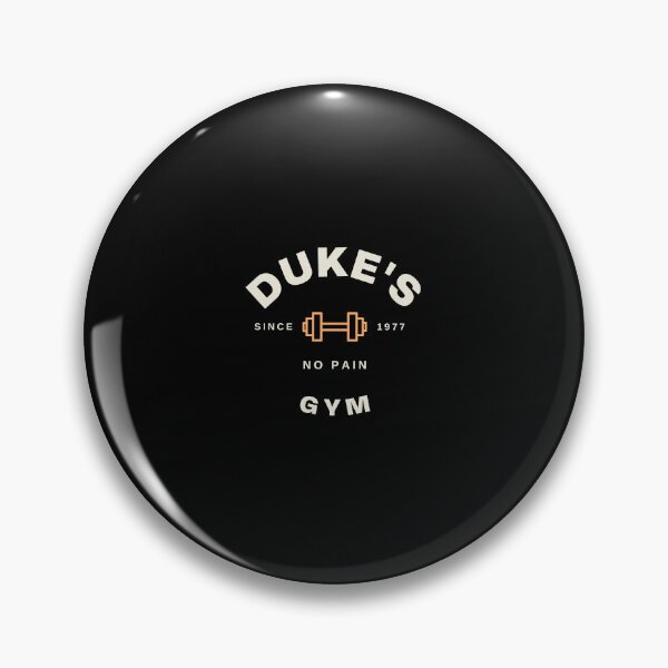 Item preview, Duke's Gym 1980s influenced design designed and sold by RetroDesignsNW.