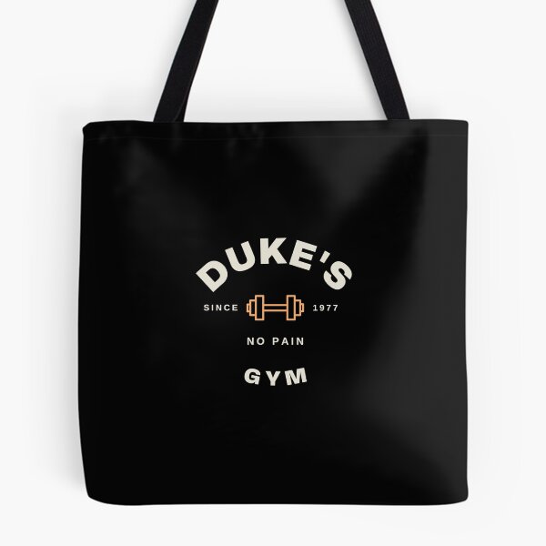Item preview, Duke's Gym 1980s influenced design designed and sold by RetroDesignsNW.
