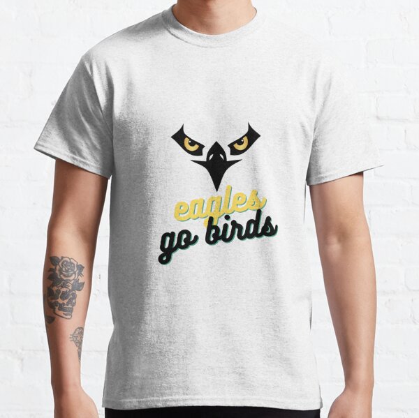 Whimsical Thinker Vintage Go Birds - Typography T-Shirt