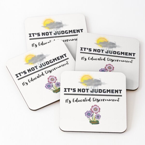 Item preview, Its Not Judgment Its Educated Discernment designed and sold by SierraGirl777.