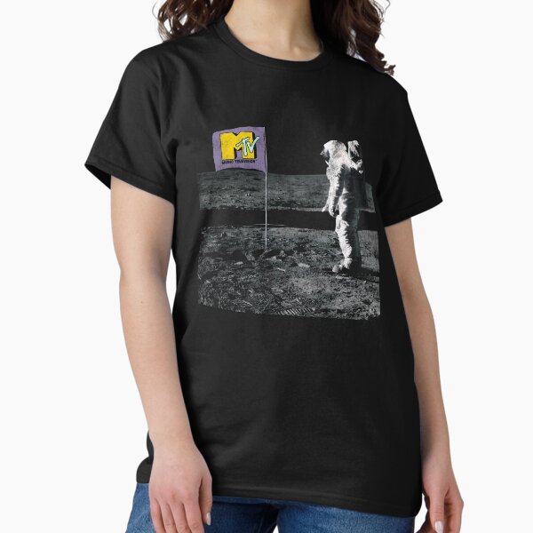 Item preview, MTV Man On The Moon Flag Logo designed and sold by FifthSun.