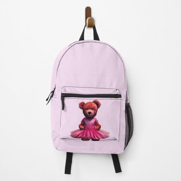 Item preview, Ballet dancer plush teddy bear in pink tutu - cut out, good for sticker :) designed and sold by EmeraldeaArt.
