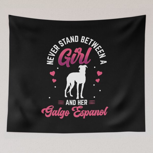 Item preview, A girl and her Galgo Espanol designed and sold by madgrfx.