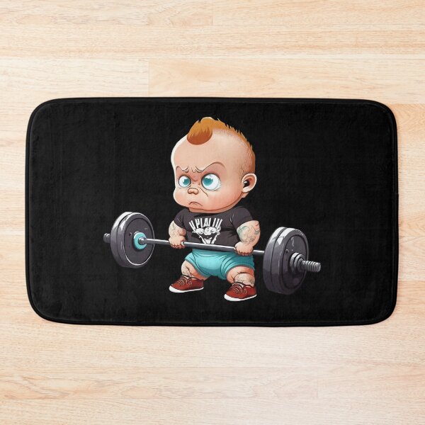 Item preview, A strong kid who lifts weights designed and sold by Melcu.