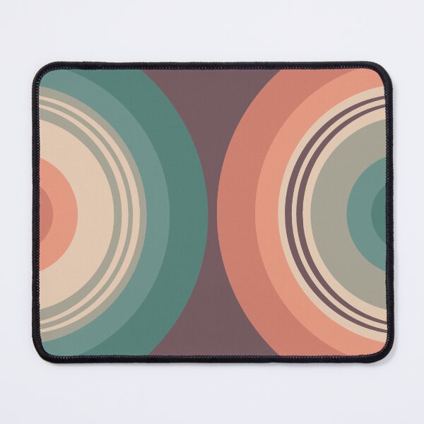 Item preview, Colorful double semicircles in retro style designed and sold by BattaAnastasia.