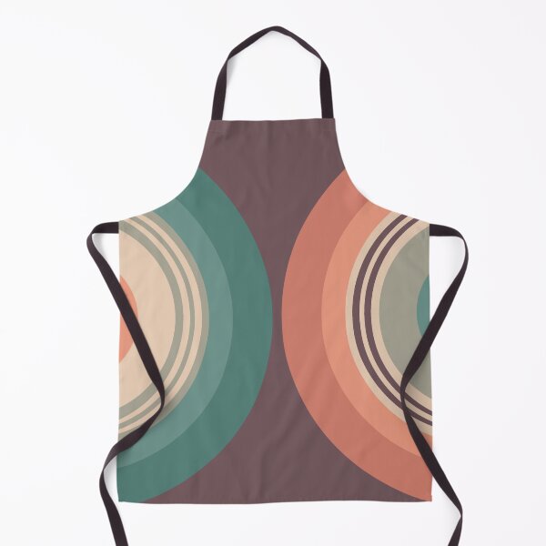 Item preview, Colorful double semicircles in retro style designed and sold by BattaAnastasia.