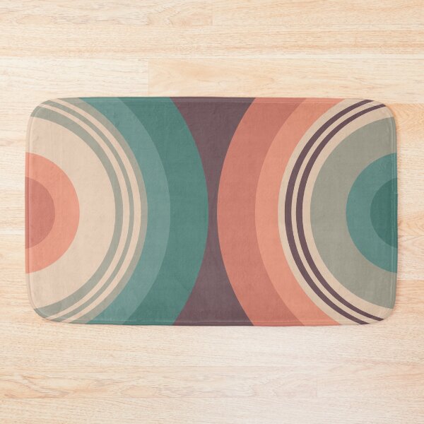 Item preview, Colorful double semicircles in retro style designed and sold by BattaAnastasia.