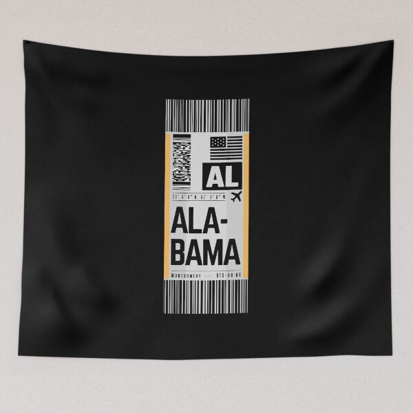 Item preview, ALABAMA AL - Traveler tag US State of Alabama designed and sold by LeddsoDello.
