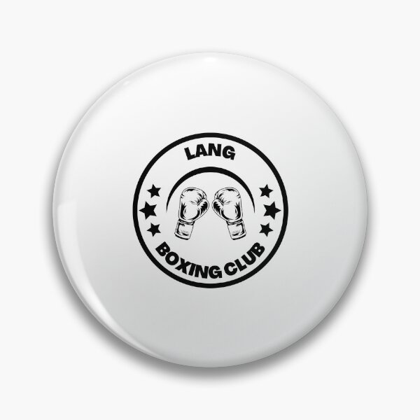 Item preview, Lang Boxing Club 1980s influenced design designed and sold by RetroDesignsNW.