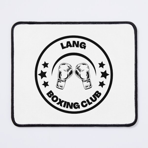 Item preview, Lang Boxing Club 1980s influenced design designed and sold by RetroDesignsNW.