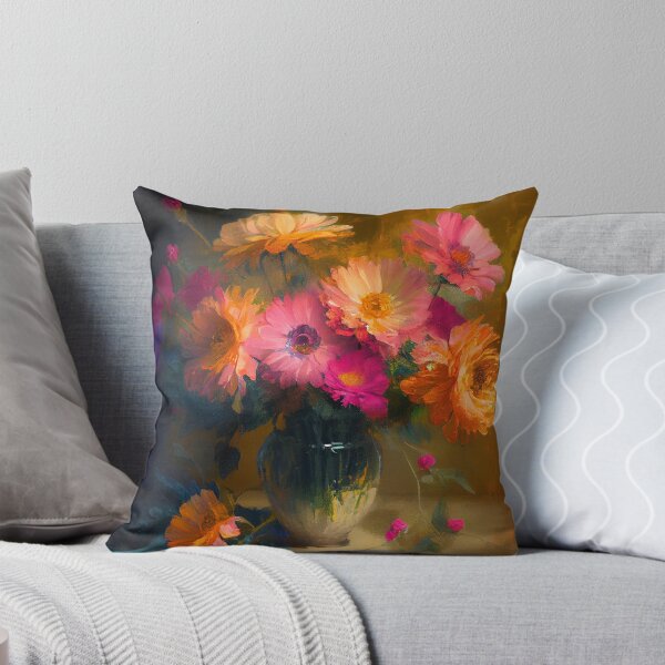 Artikelvorschau, Vibrierender Impressionist-Blumen-Blumenstrauß in einer Vasen-Sammlung #2 entworfen und verkauft von delohill.